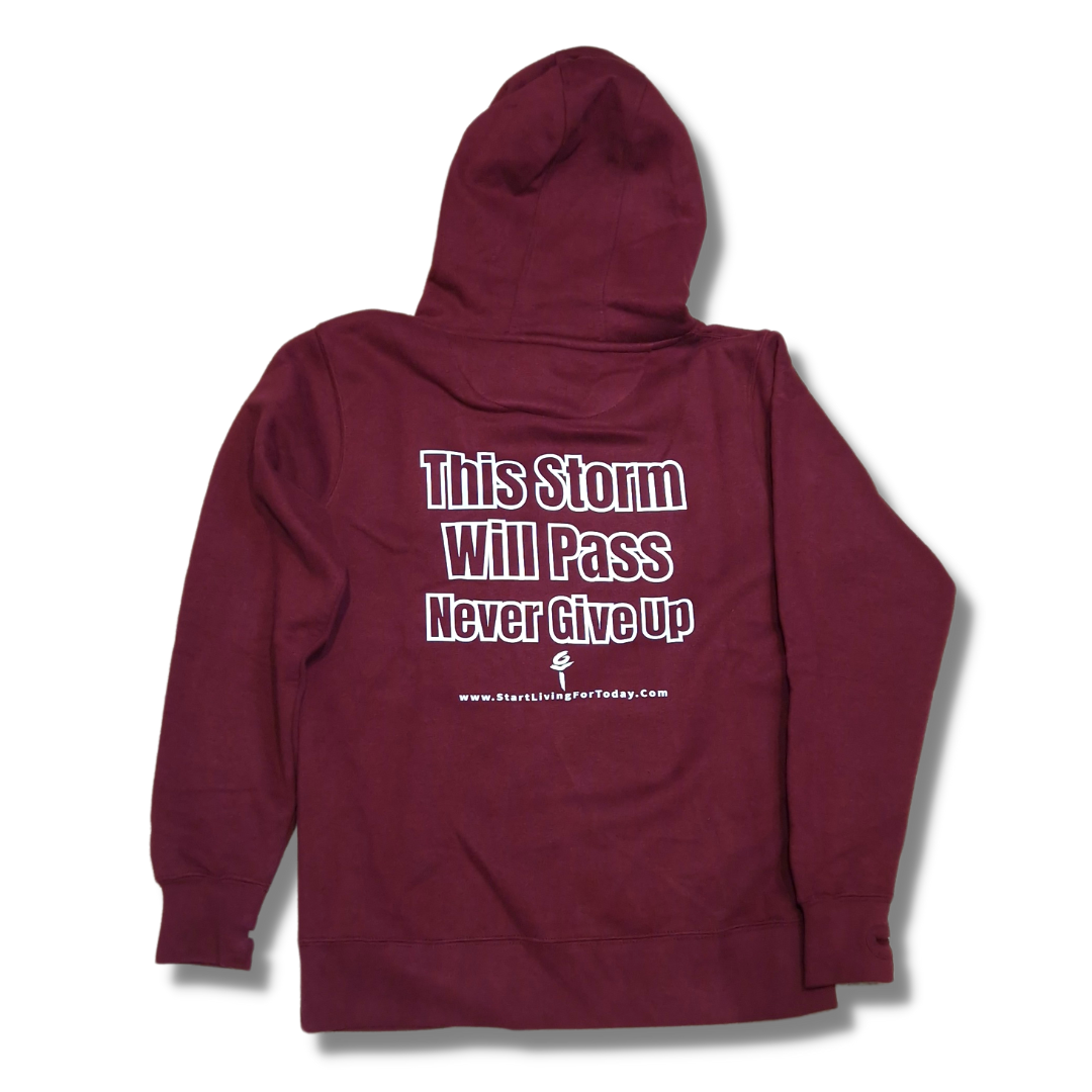 Maroon & Bottle Green - Ultra Premium, Super Soft Hoodie - Image 13
