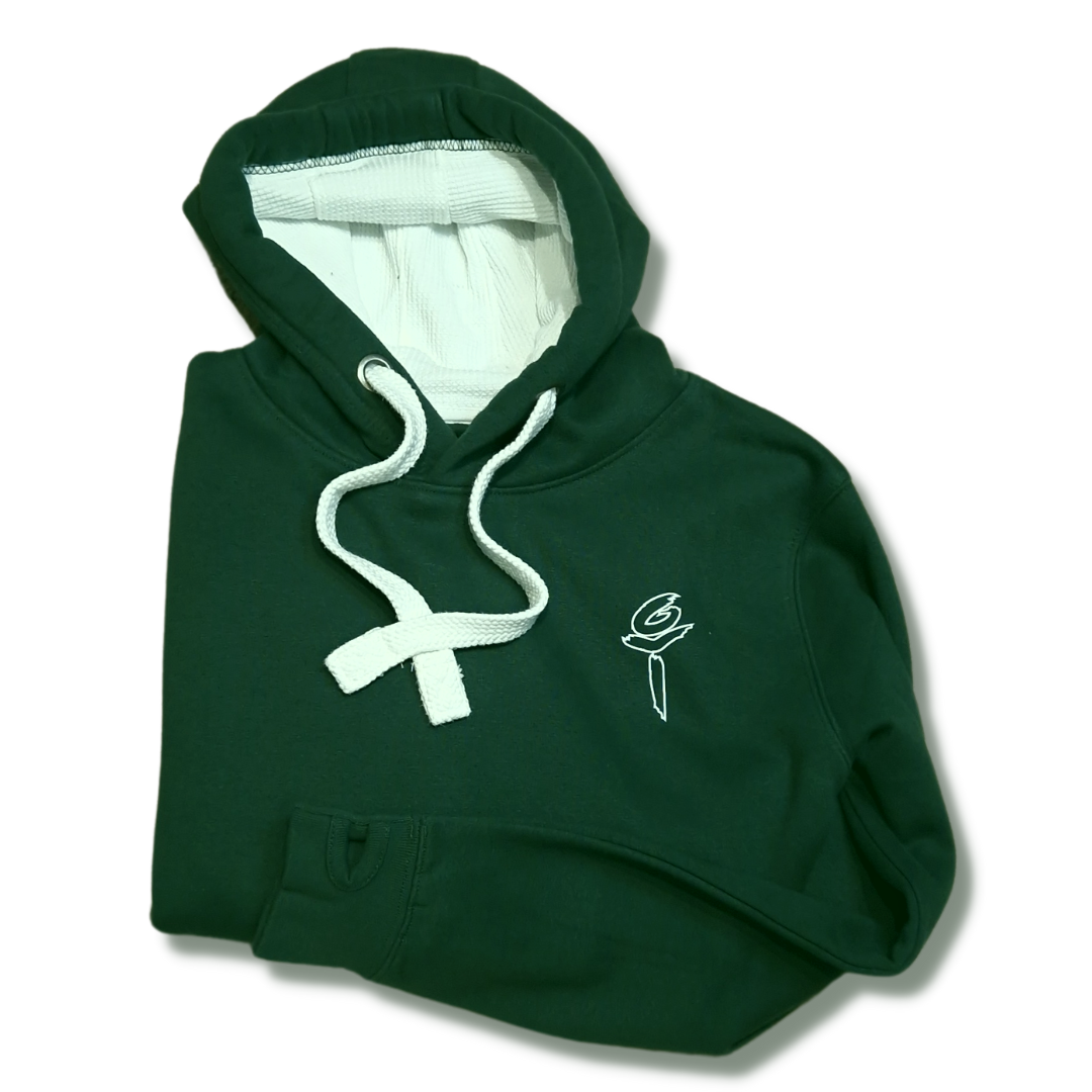 Maroon & Bottle Green - Ultra Premium, Super Soft Hoodie - Image 16