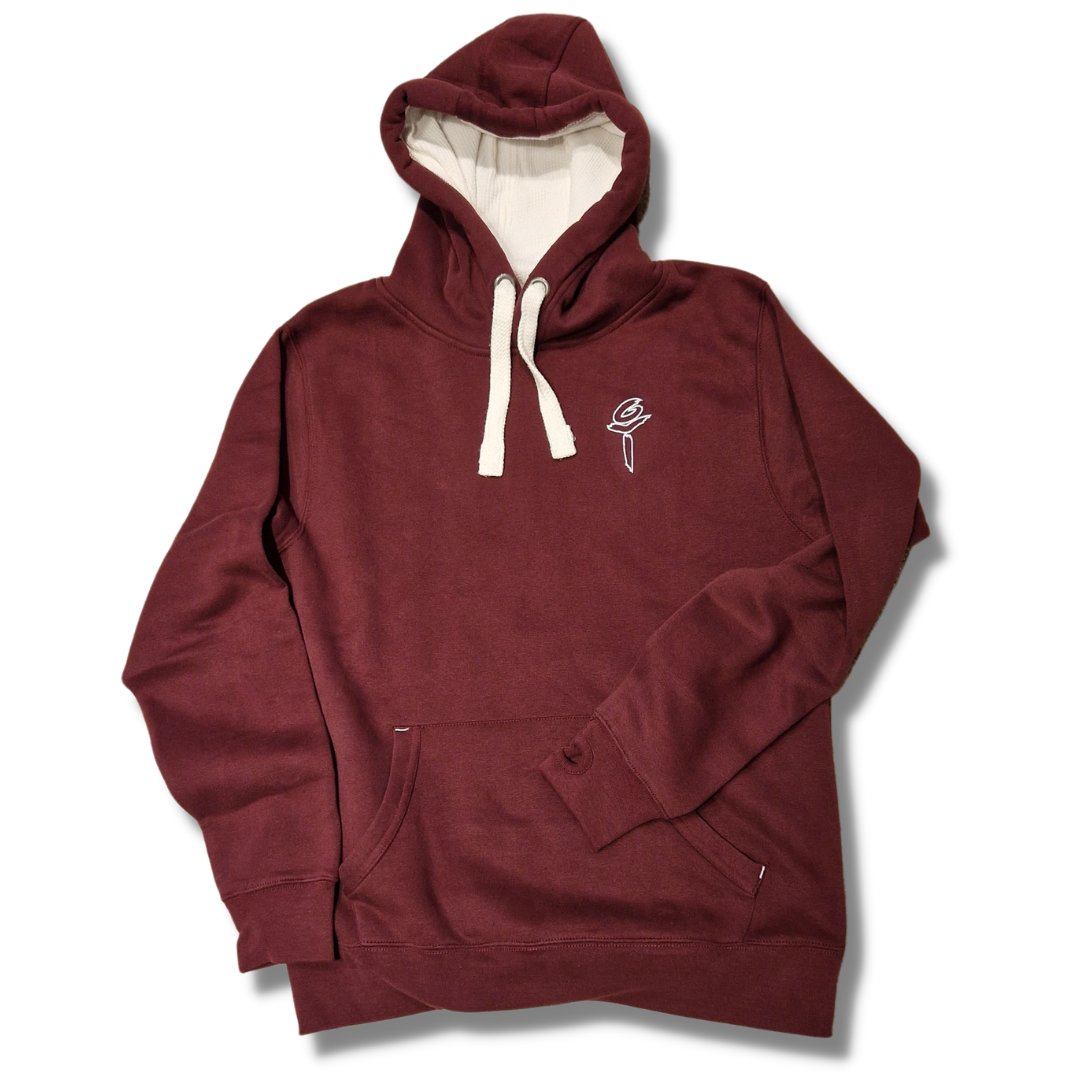 Maroon & Bottle Green - Ultra Premium, Super Soft Hoodie - Image 12