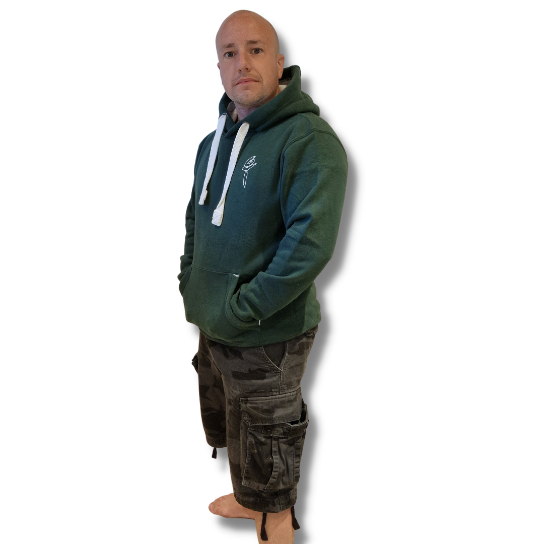 Maroon & Bottle Green - Ultra Premium, Super Soft Hoodie - Image 15