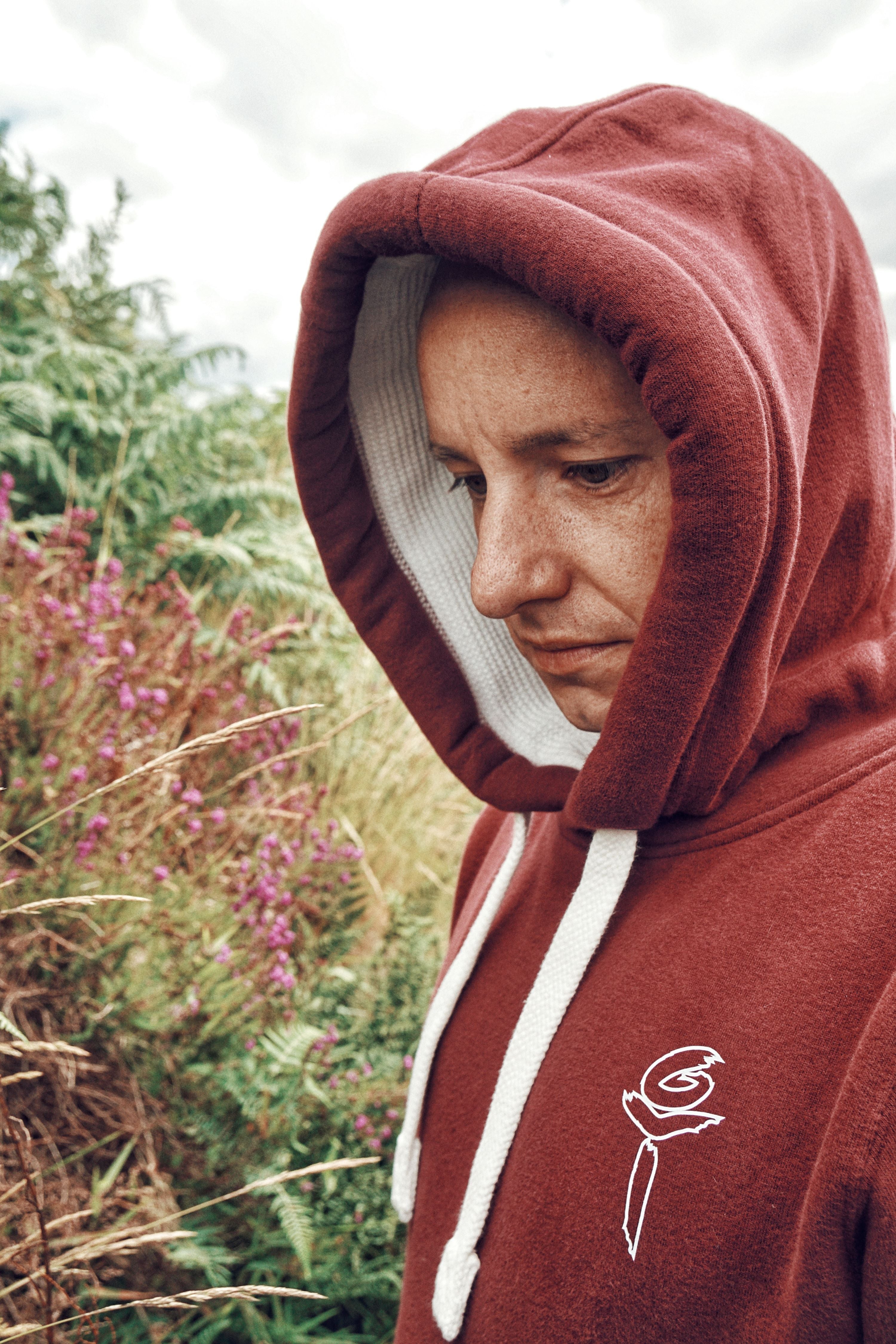 Maroon & Bottle Green - Ultra Premium, Super Soft Hoodie - Image 3
