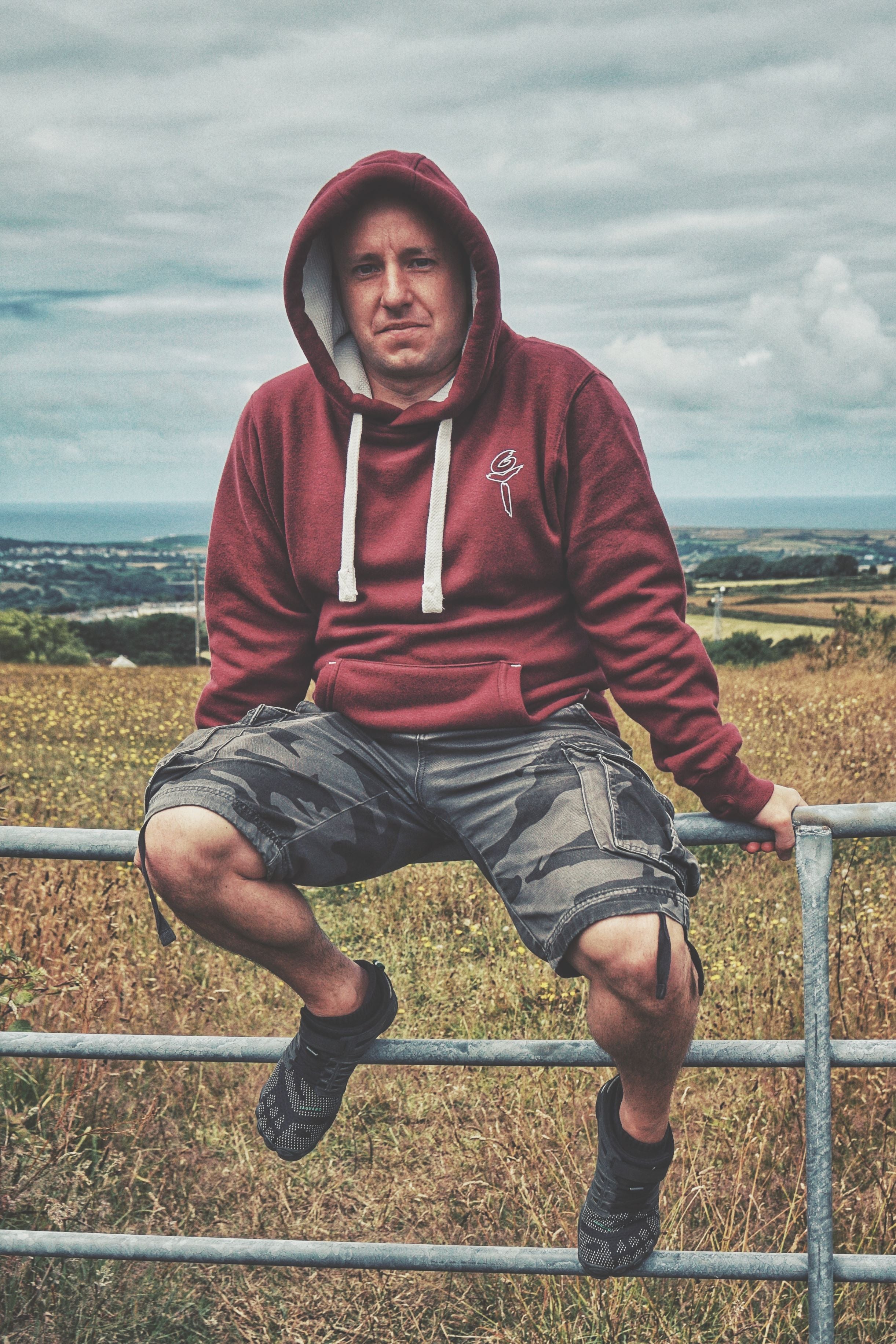 Maroon & Bottle Green - Ultra Premium, Super Soft Hoodie - Image 5