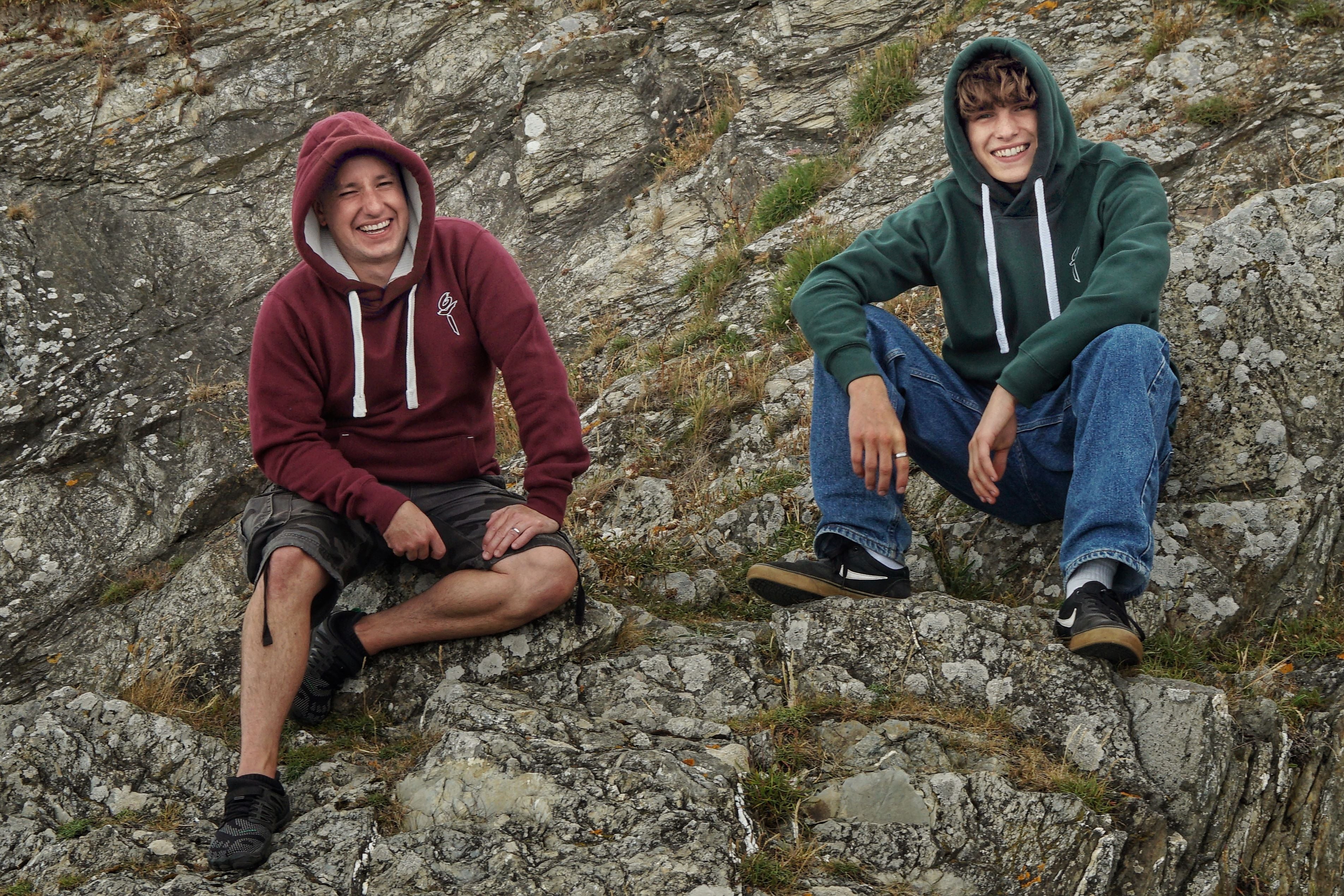 Maroon & Bottle Green - Ultra Premium, Super Soft Hoodie - Image 10