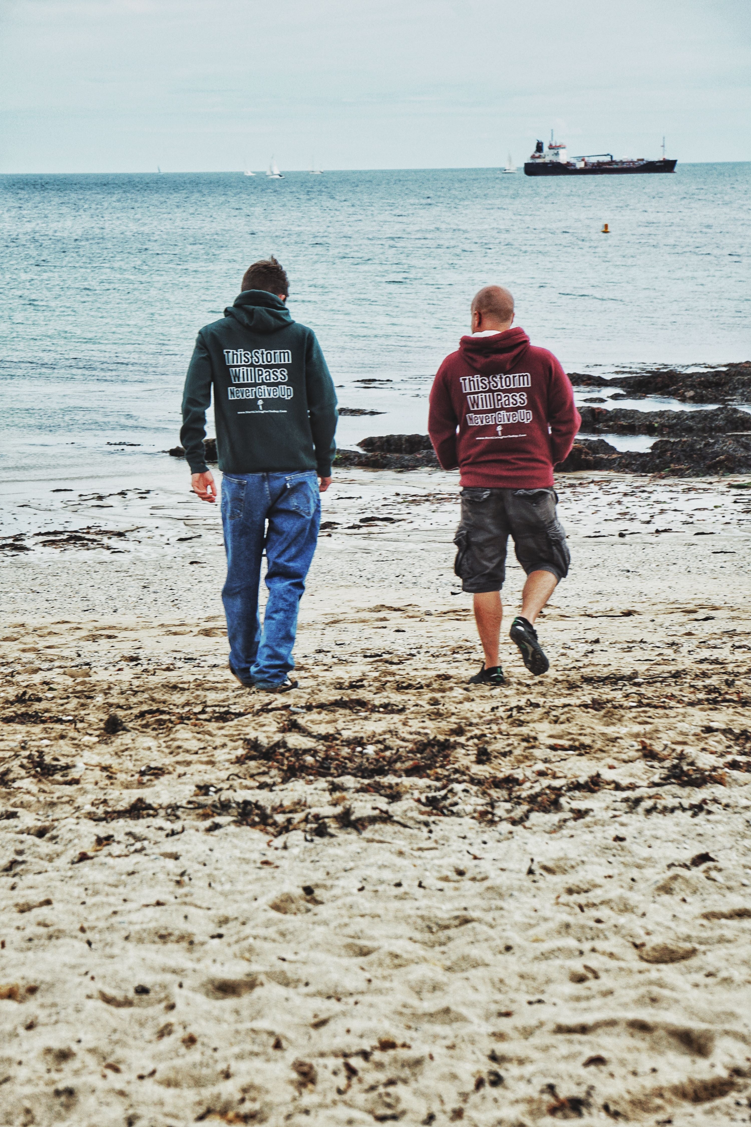 Maroon & Bottle Green - Ultra Premium, Super Soft Hoodie - Image 2